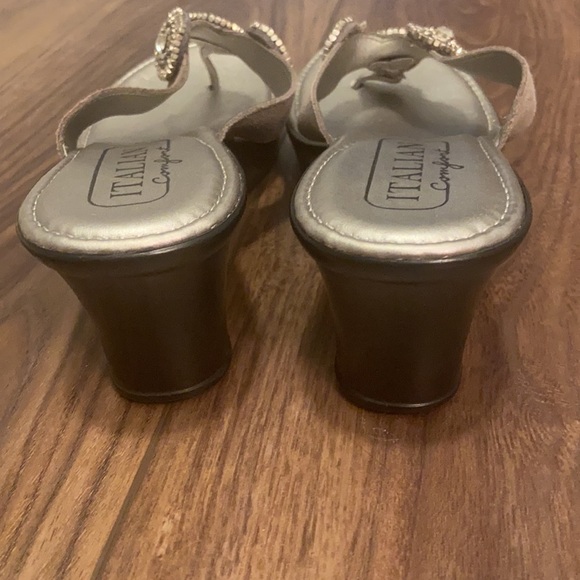 Italian Comfort Wedge Sandals - Picture 6 of 9